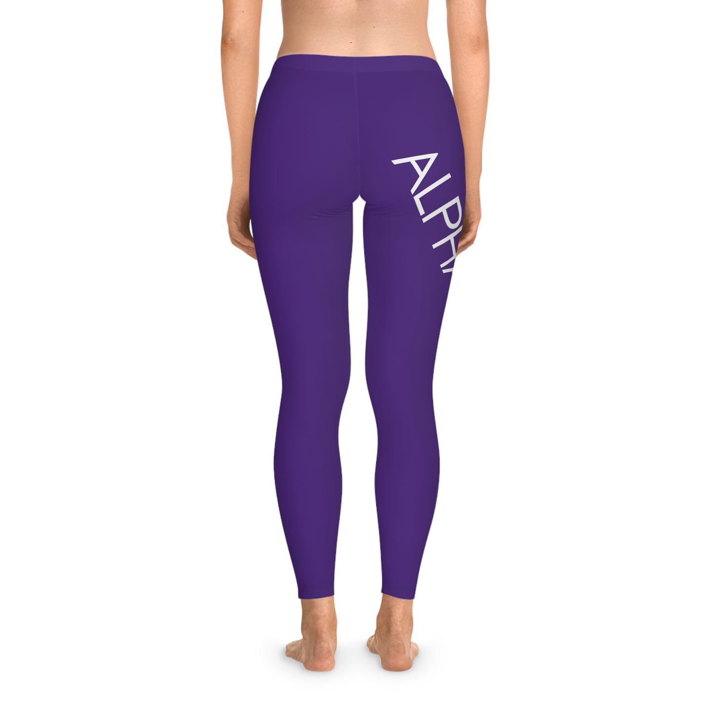AlphaChic Leggings - Purple (Leg Logo)