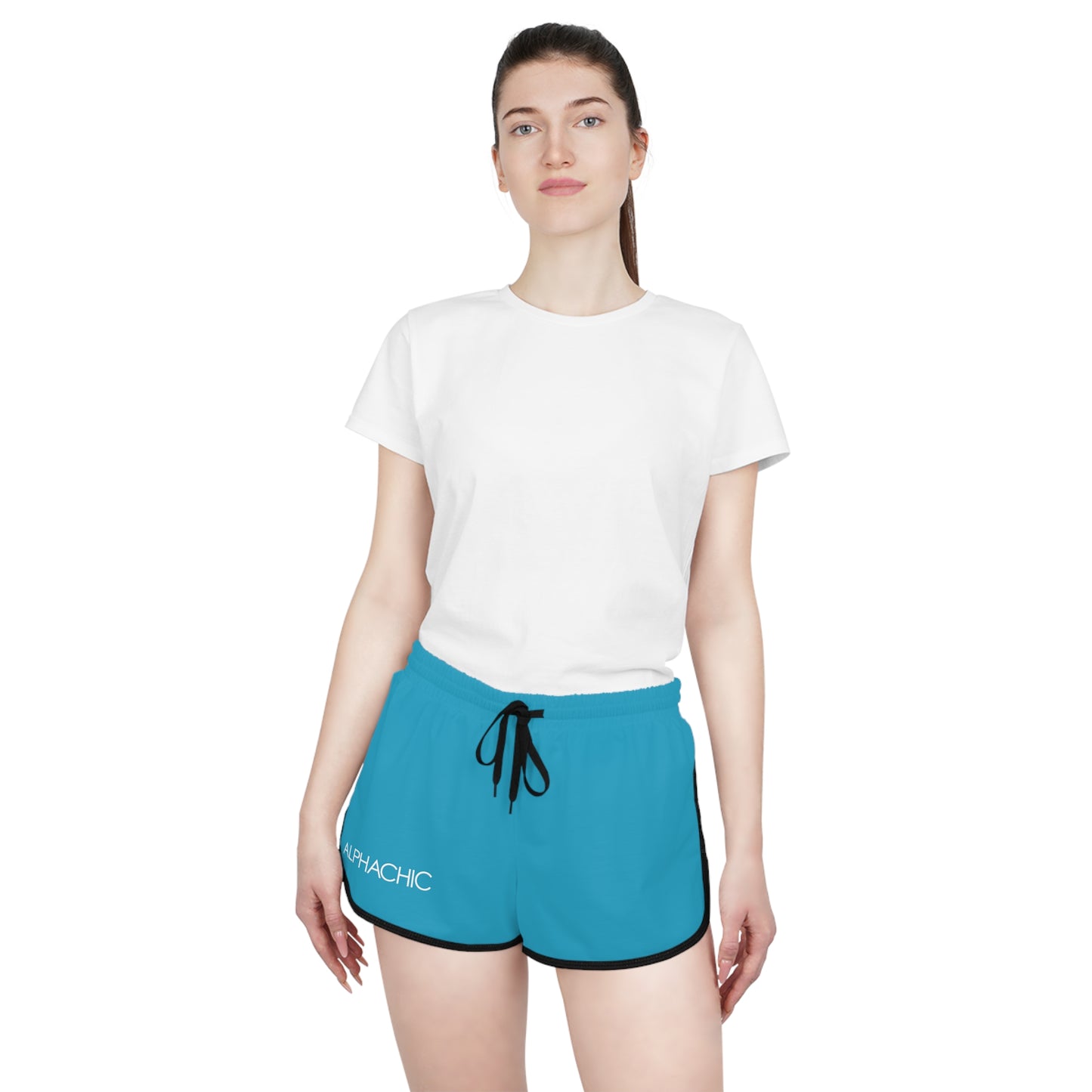 AlphaChic Relaxed Shorts - Light Blue
