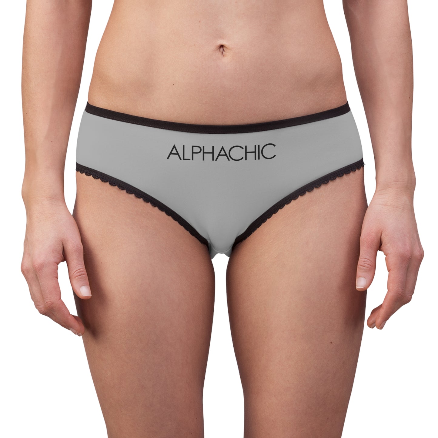 AlphaChic Briefs - Light Gray