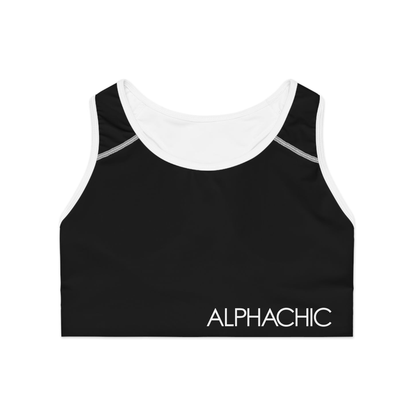 AlphaChic Sports Bra - Black