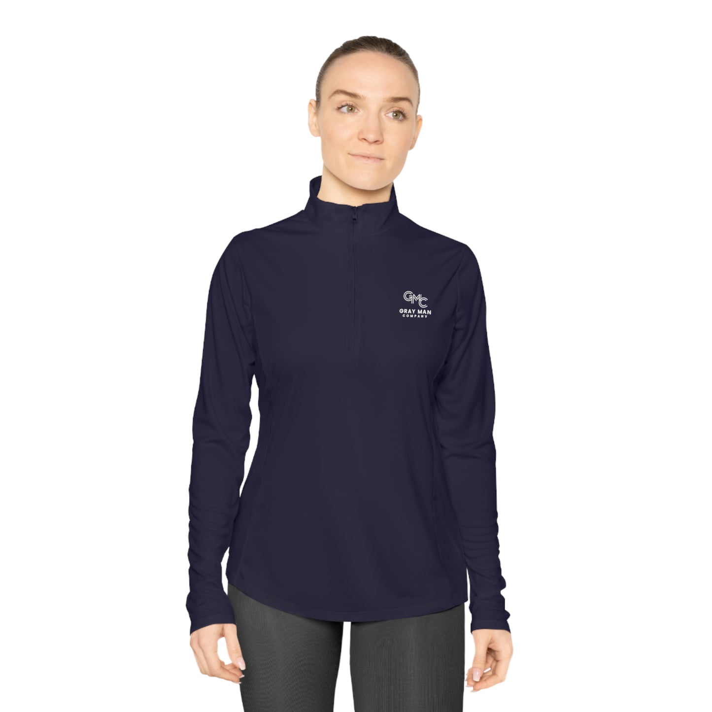 Ladies Logo Quarter-Zip Pullover
