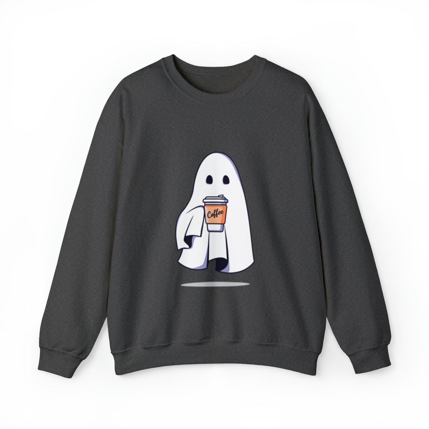 Boorista Spooky Coffee Sweatshirt, Womens Ghost Sweatshirt, Spooky Season, Fall Coffee Lover Shirt, Halloween Party Shirt, Fall Graphic