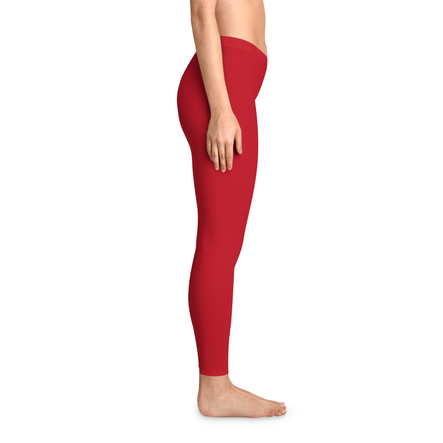 AlphaChic Leggings - Red (Back Logo)
