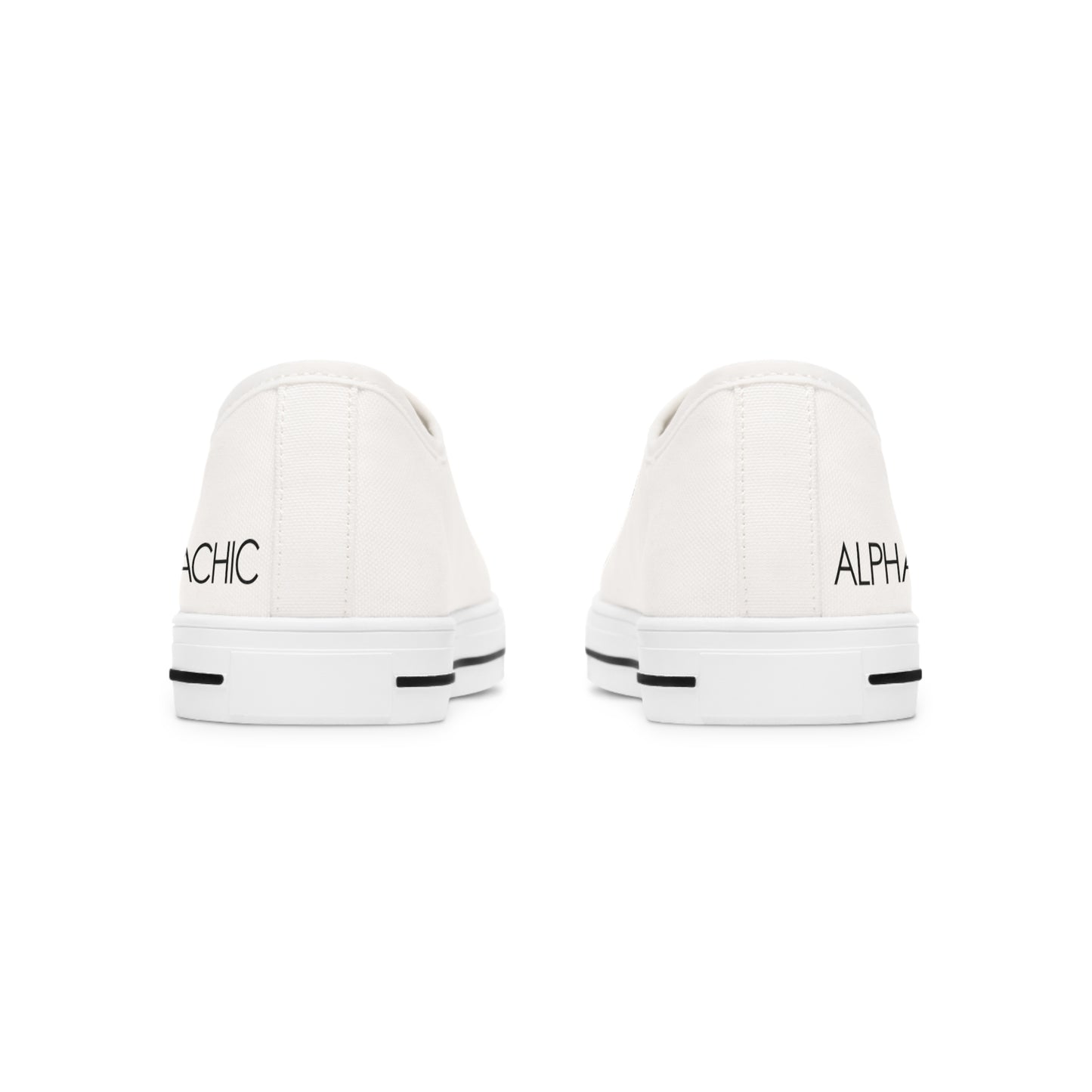 AlphaChic Flat Bottom Sneakers (Low Top)