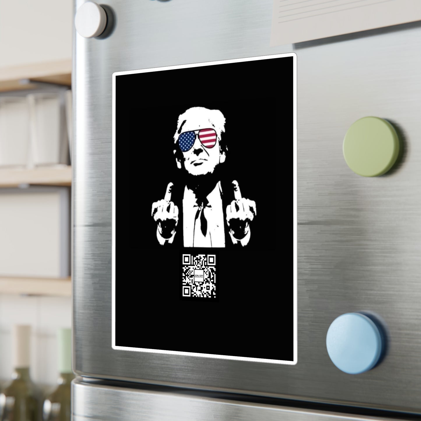 TRUMP STICKER 20 OFF