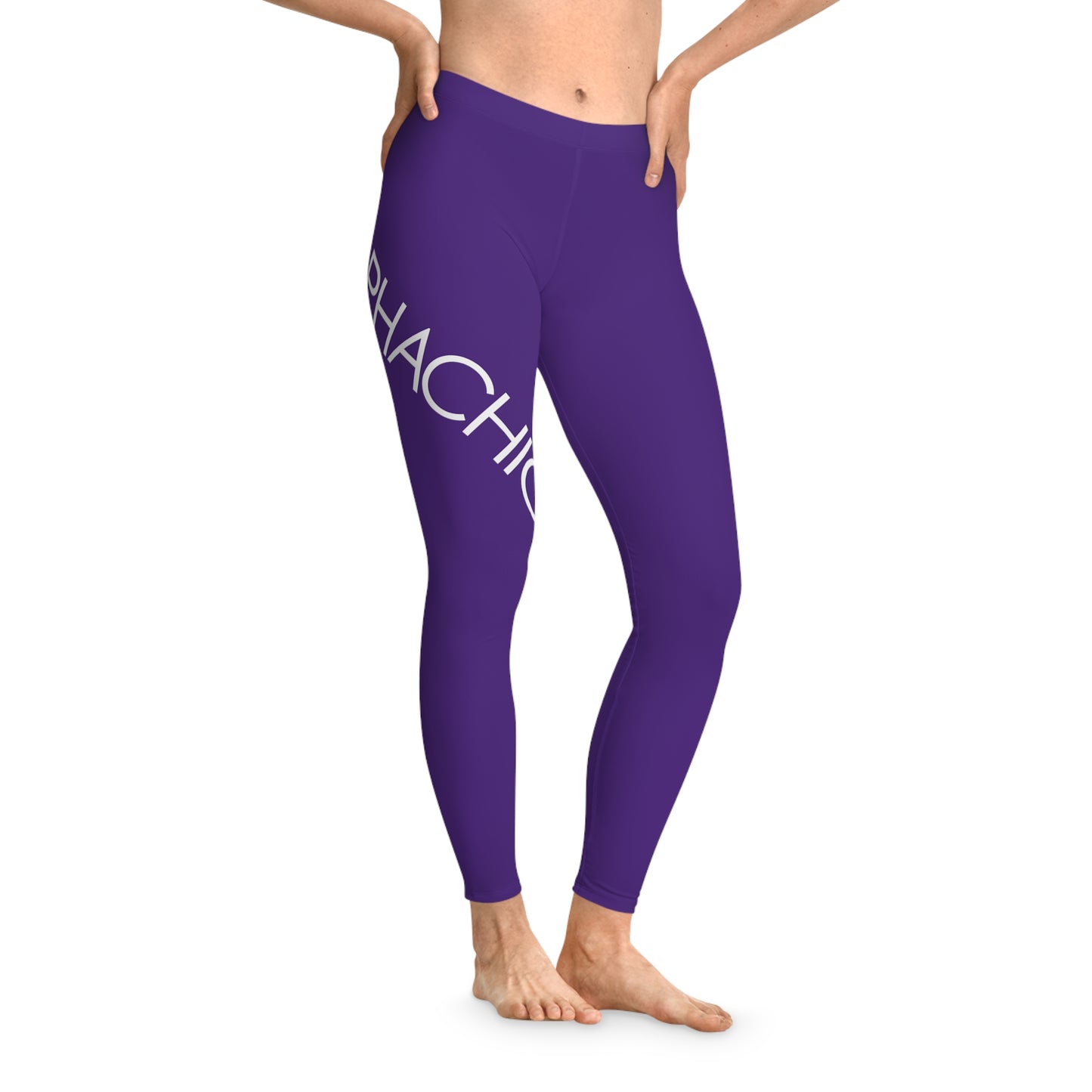 AlphaChic Leggings - Purple (Leg Logo)