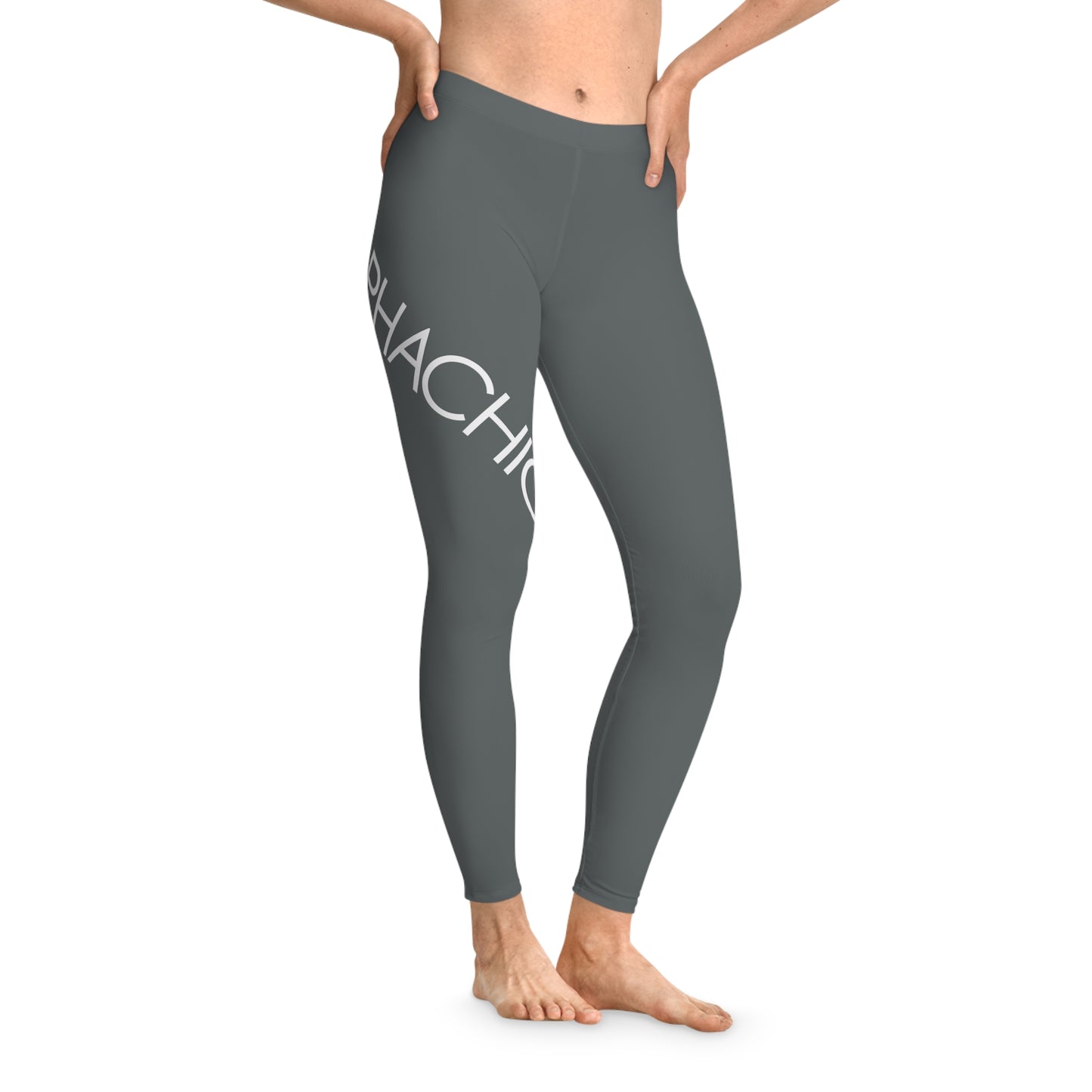 AlphaChic Leggings - Dark Gray (Leg Logo)