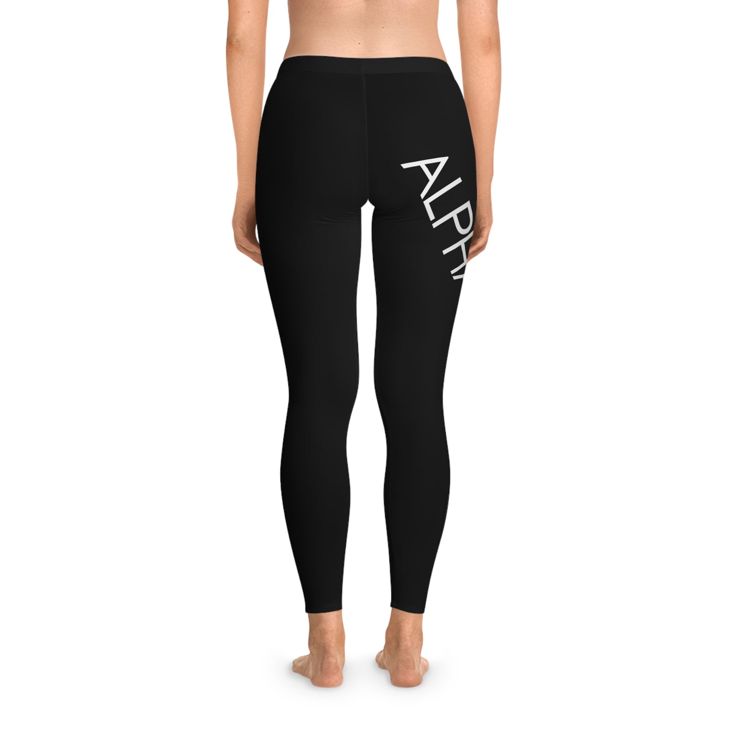 AlphaChic Leggings - Black (Leg Logo)