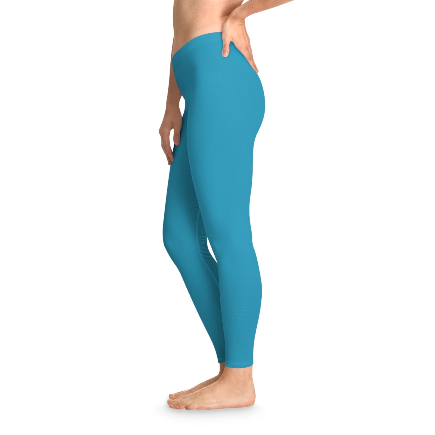 AlphaChic Leggings - Light Blue (Back Logo)