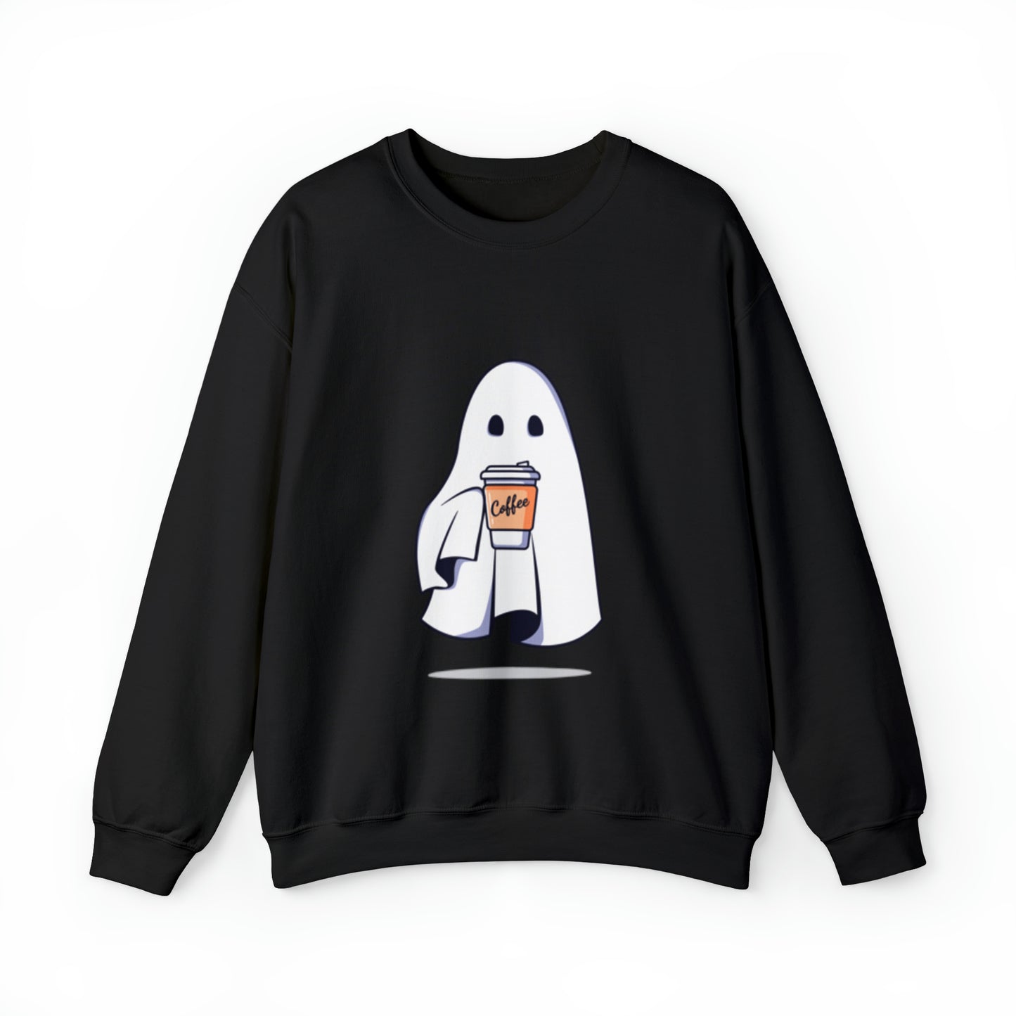 Boorista Spooky Coffee Sweatshirt, Womens Ghost Sweatshirt, Spooky Season, Fall Coffee Lover Shirt, Halloween Party Shirt, Fall Graphic