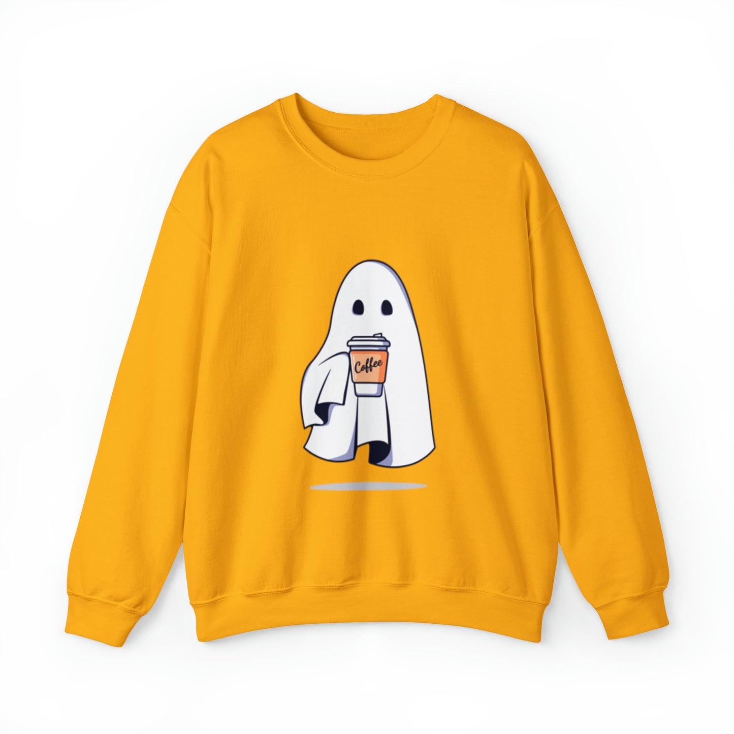 Boorista Spooky Coffee Sweatshirt, Womens Ghost Sweatshirt, Spooky Season, Fall Coffee Lover Shirt, Halloween Party Shirt, Fall Graphic