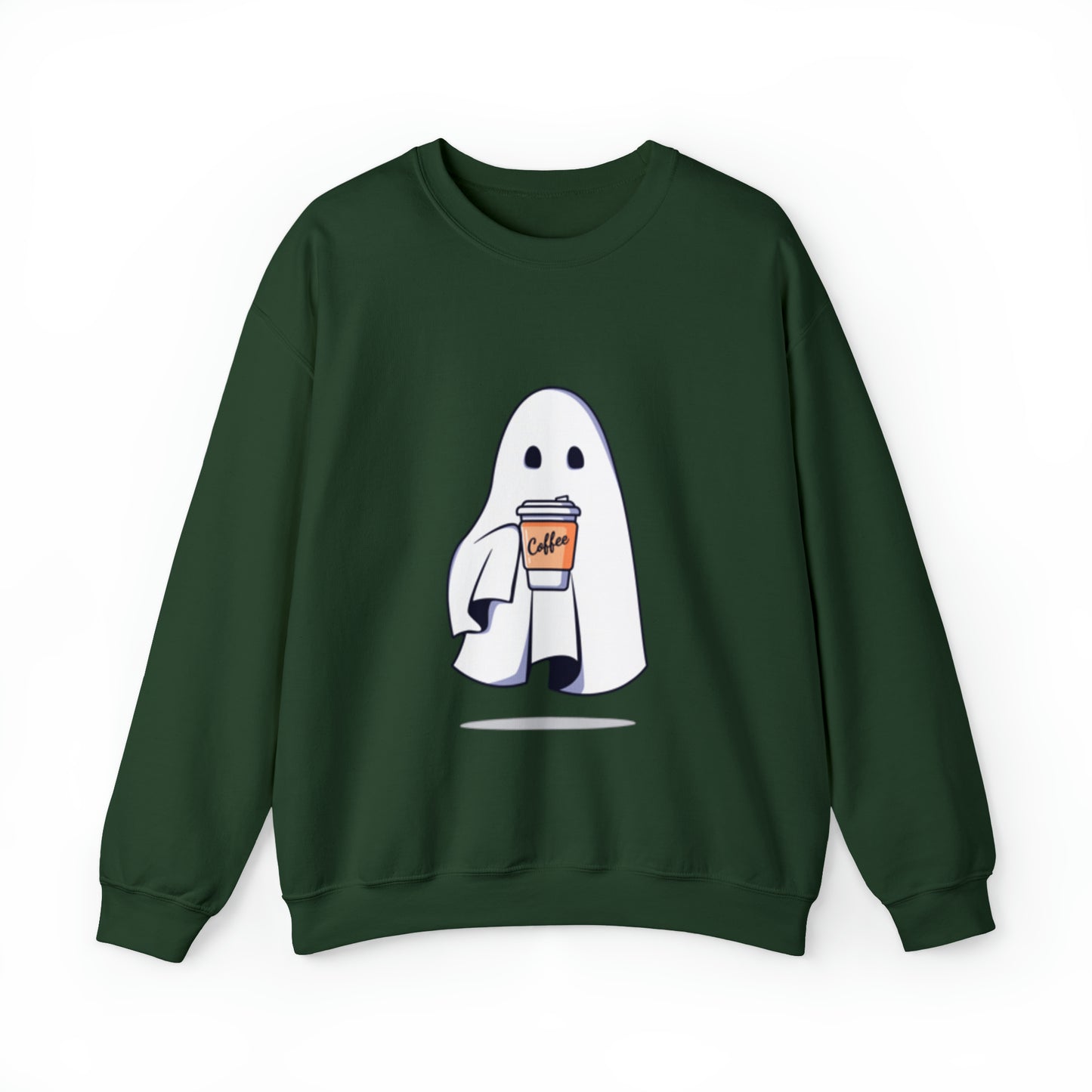Boorista Spooky Coffee Sweatshirt, Womens Ghost Sweatshirt, Spooky Season, Fall Coffee Lover Shirt, Halloween Party Shirt, Fall Graphic