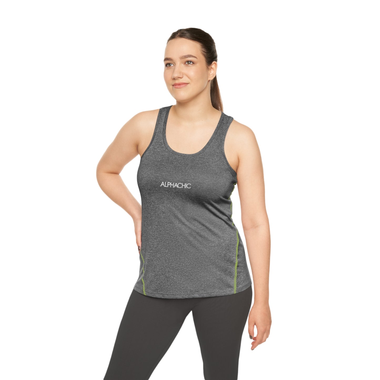 AlphaChic Racerback Tank Top