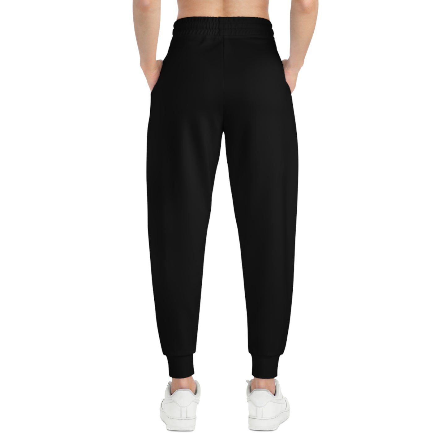 AlphaChic Joggers - Black (Leg Logo)