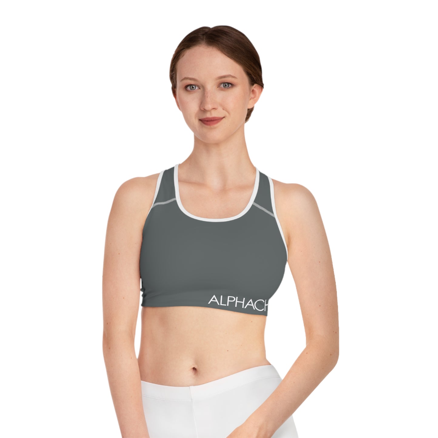AlphaChic Sports Bra - Dark Gray