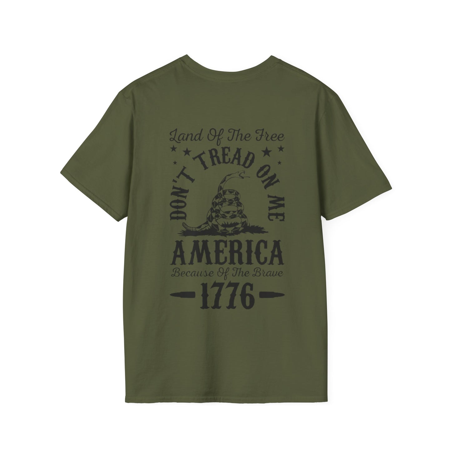 EDC Logo T-Shirt - DON’T TREAD ON ME, HOME OF THE FREE