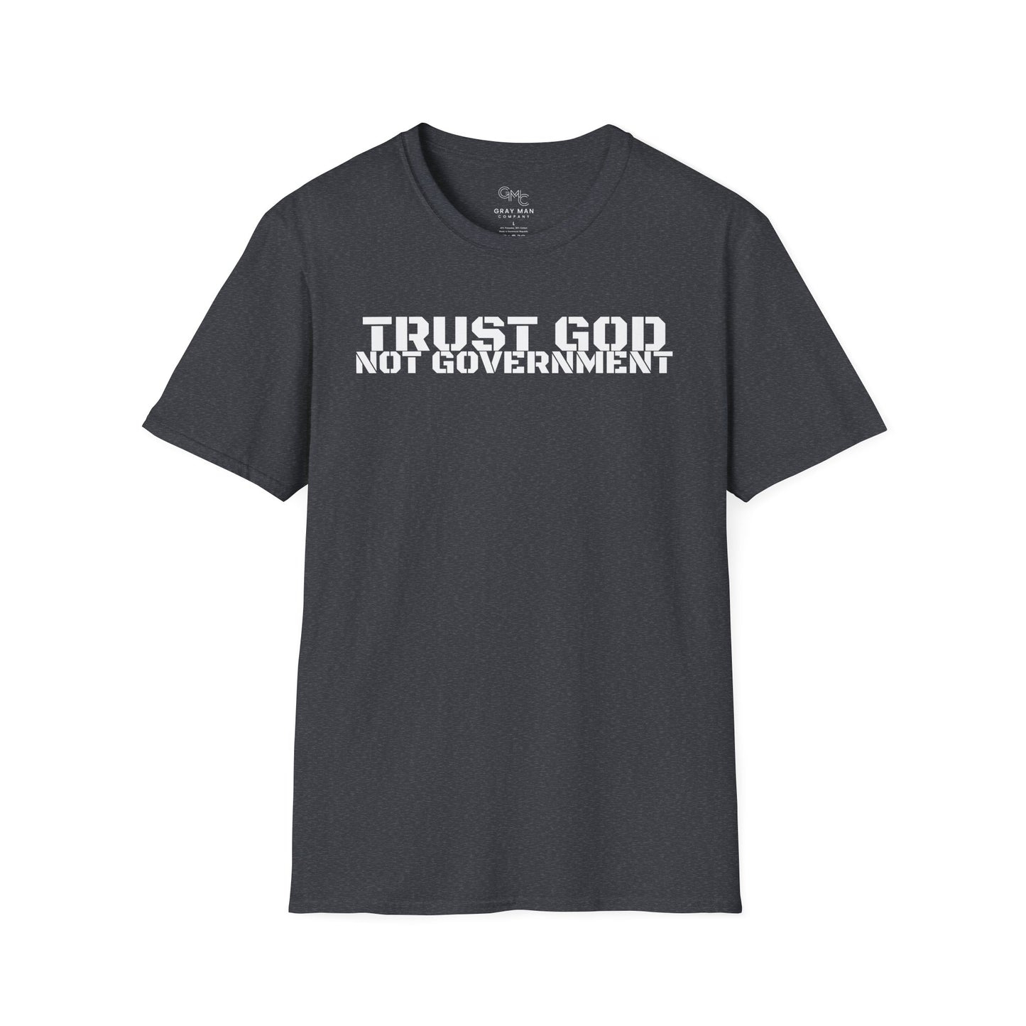 EDC Logo T-Shirt - TRUST GOD NOT GOVERNMENT