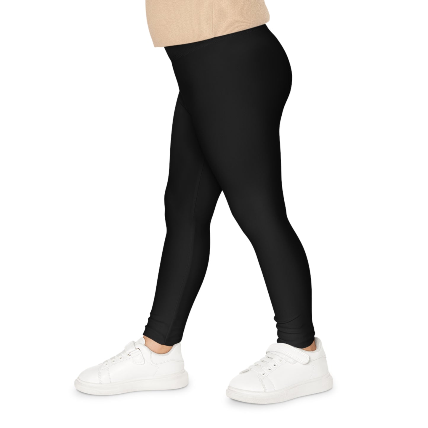 AlphaChic Kids Leggings - Black (Leg Logo)