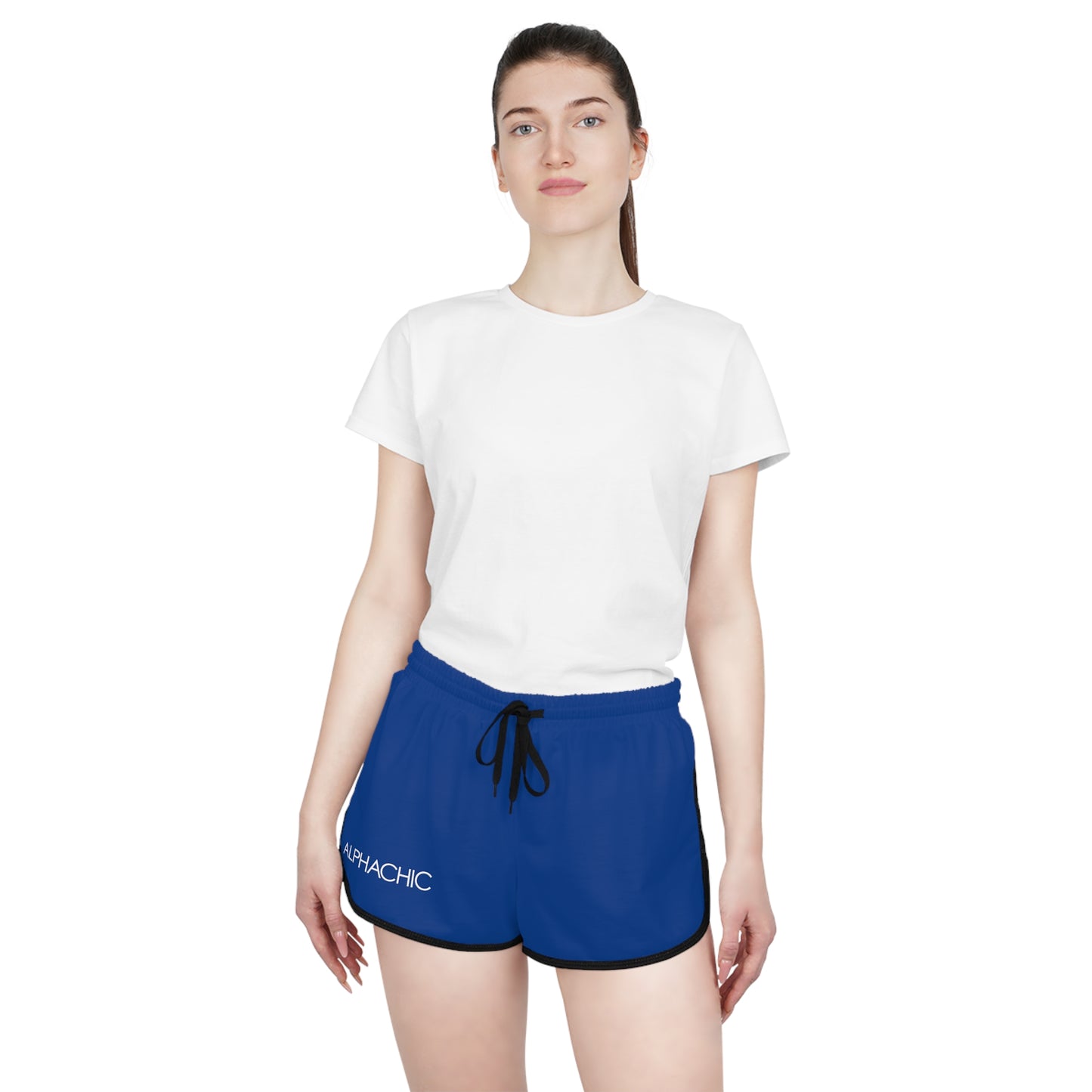 AlphaChic Relaxed Shorts - Dark Blue