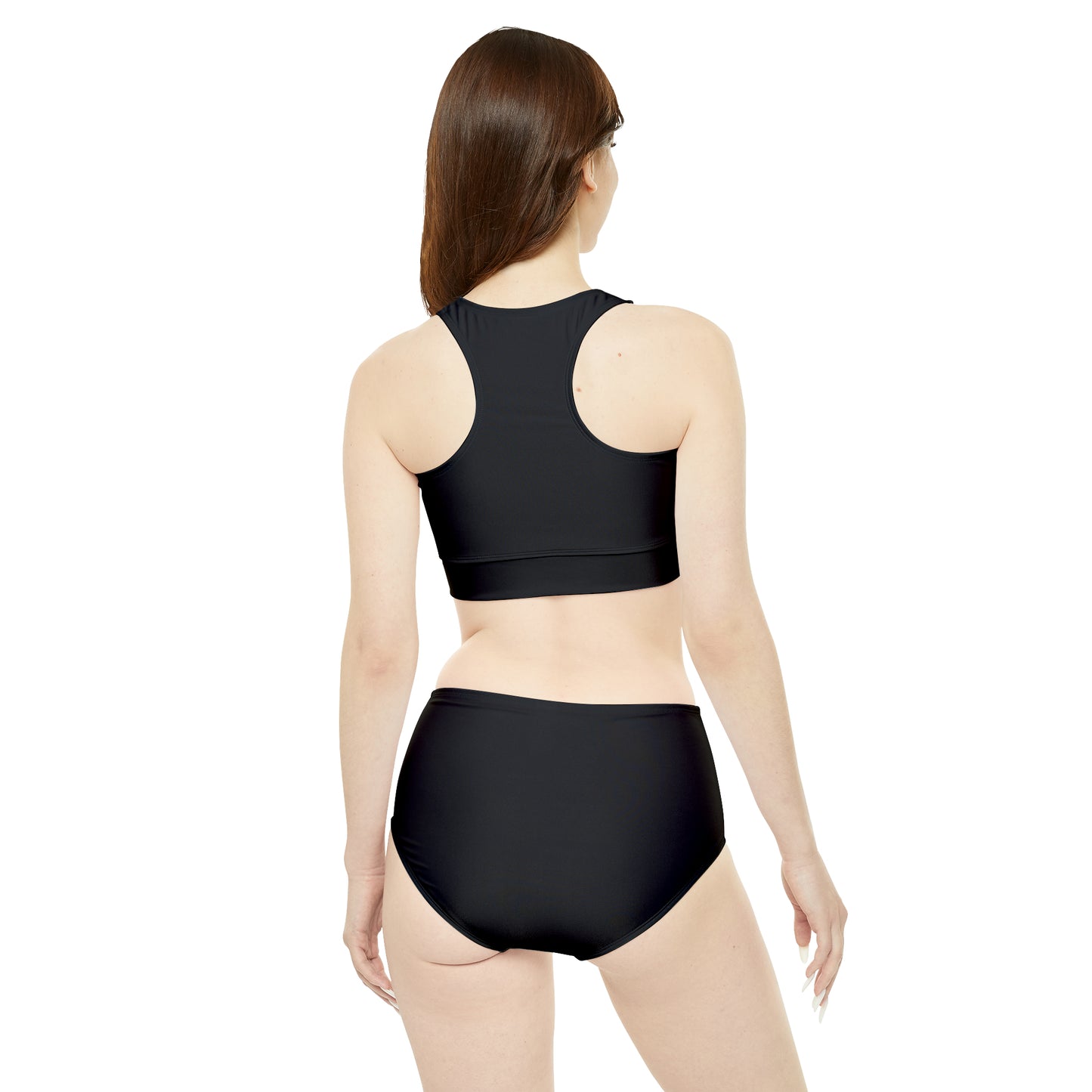 AlphaChic Sporty Bikini Set - Black