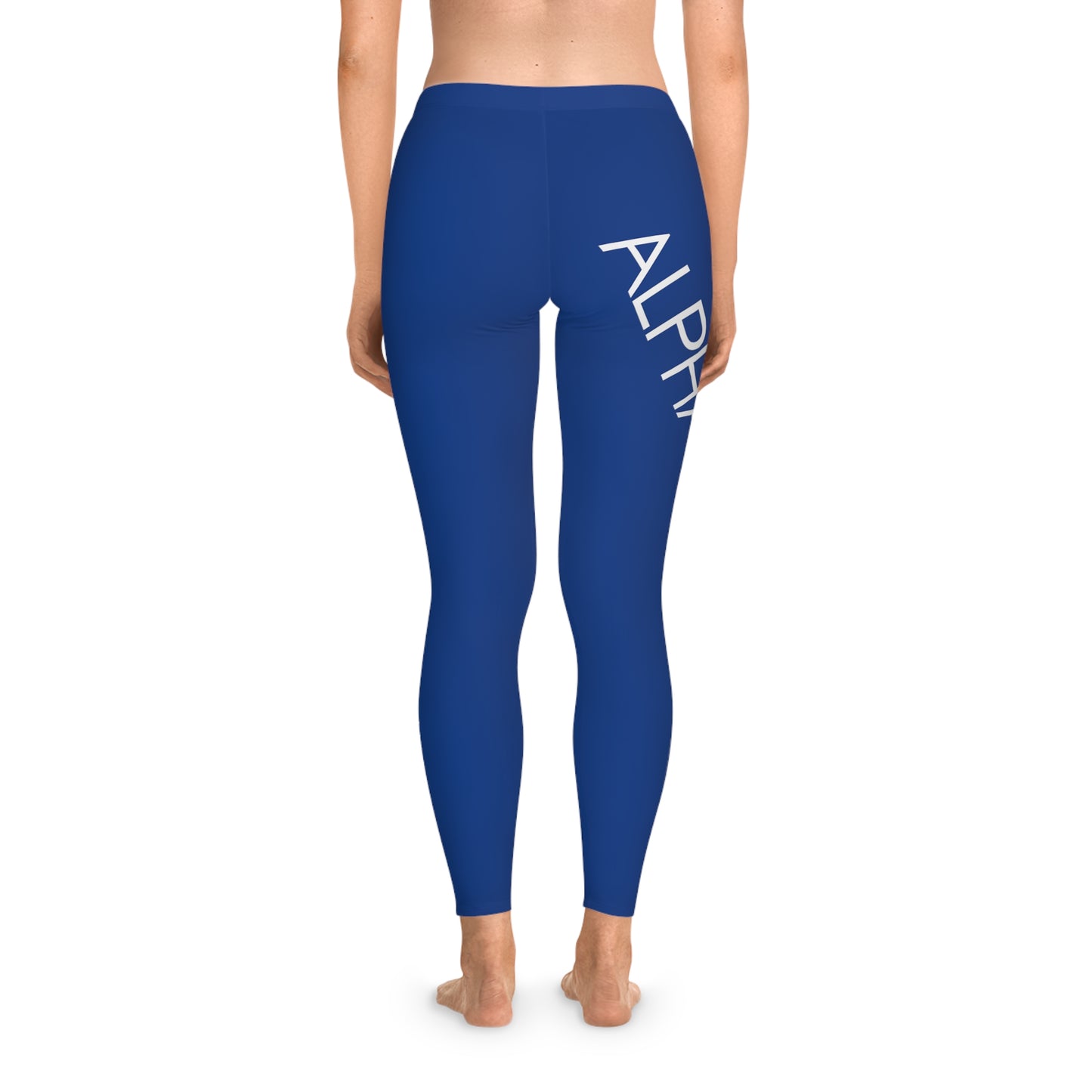 AlphaChic Leggings - Blue (Leg Logo)