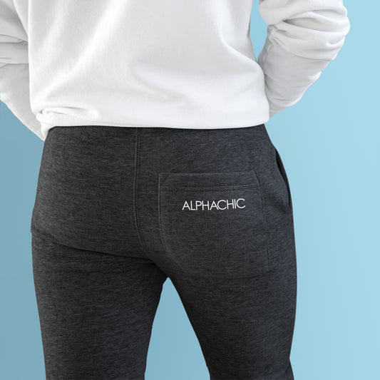 AlphaChic Fleece Joggers (Back Logo)