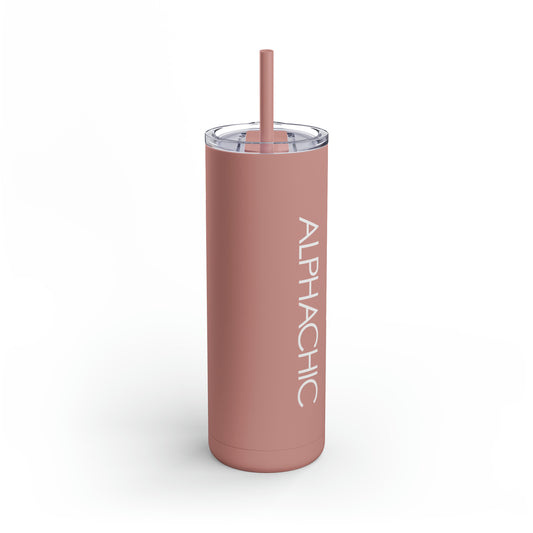 AlphaChic Skinny Matte Tumbler, 20oz