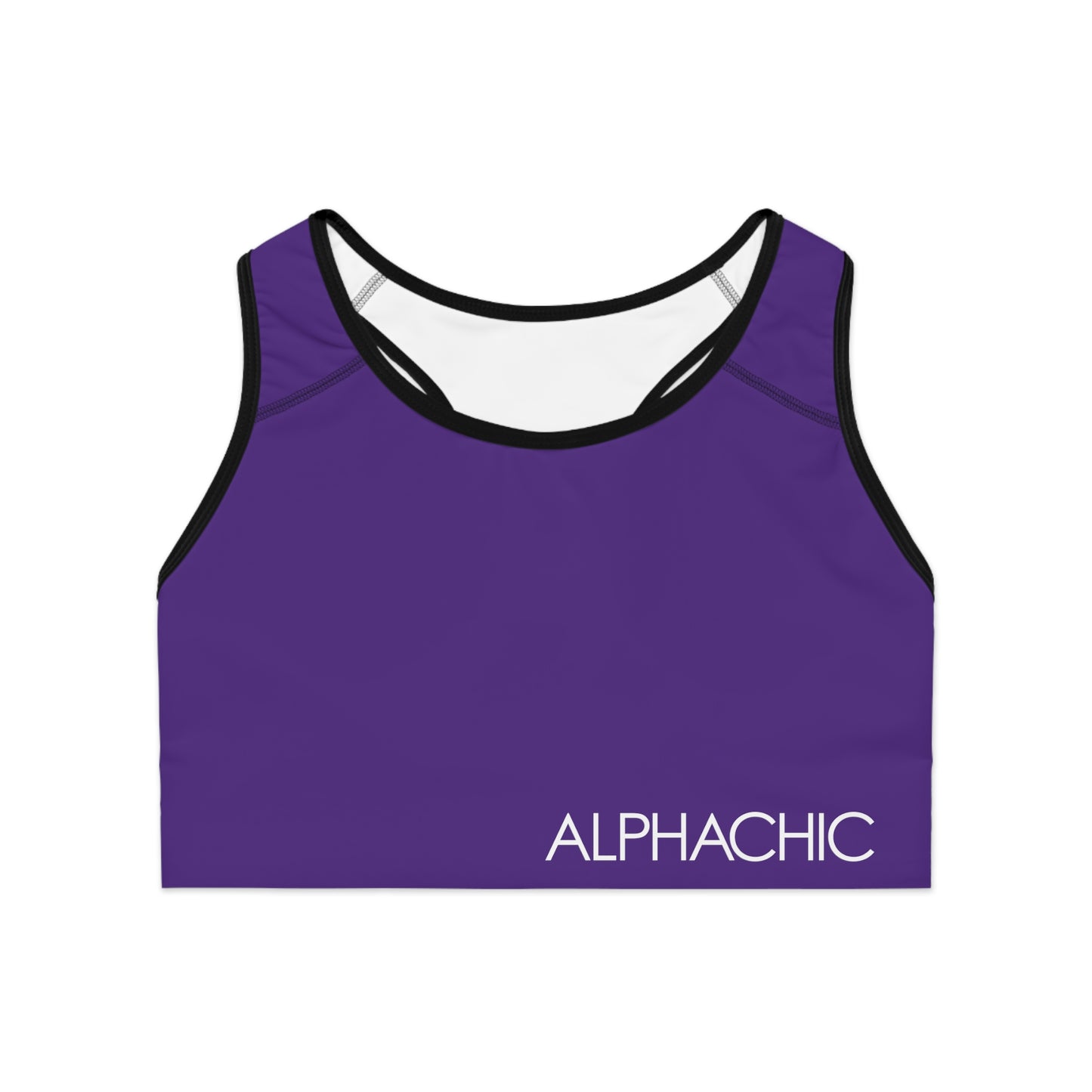AlphaChic Sports Bra - Purple