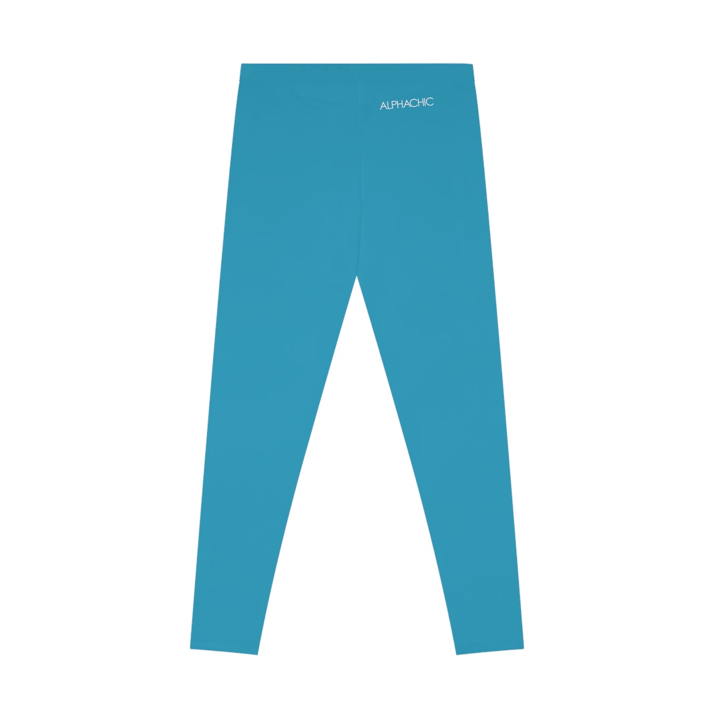 AlphaChic Leggings - Light Blue (Back Logo)