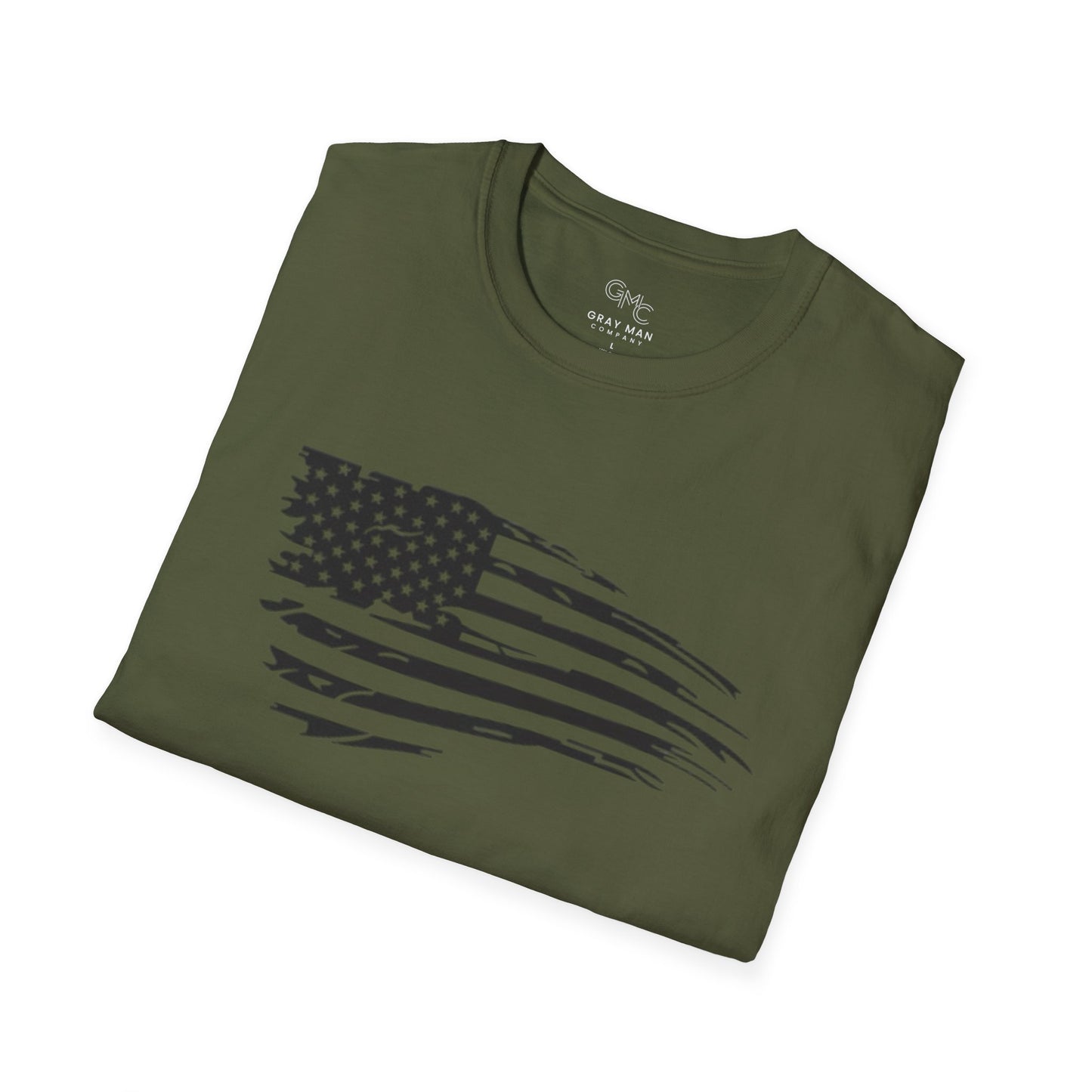 EDC Logo T-Shirt - DISTRESSED FLAG