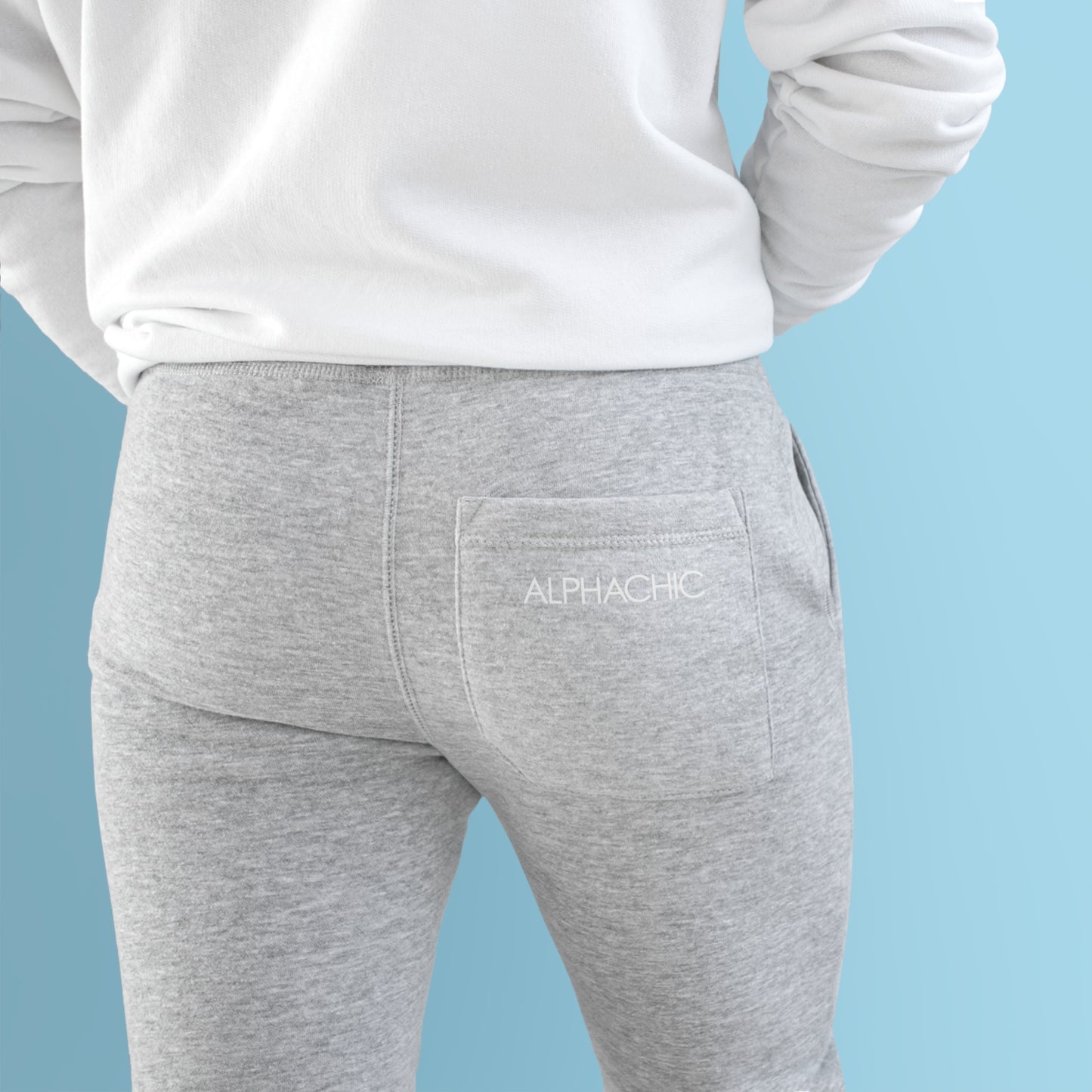 AlphaChic Fleece Joggers (Back Logo)