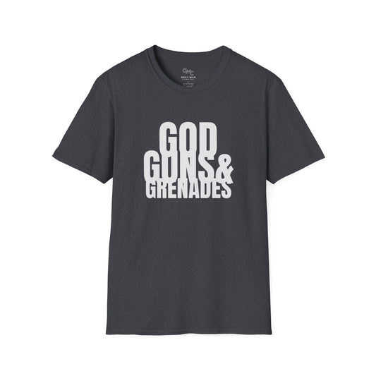 EDC Graphic T-Shirt - GOD GUNS & GRENADES
