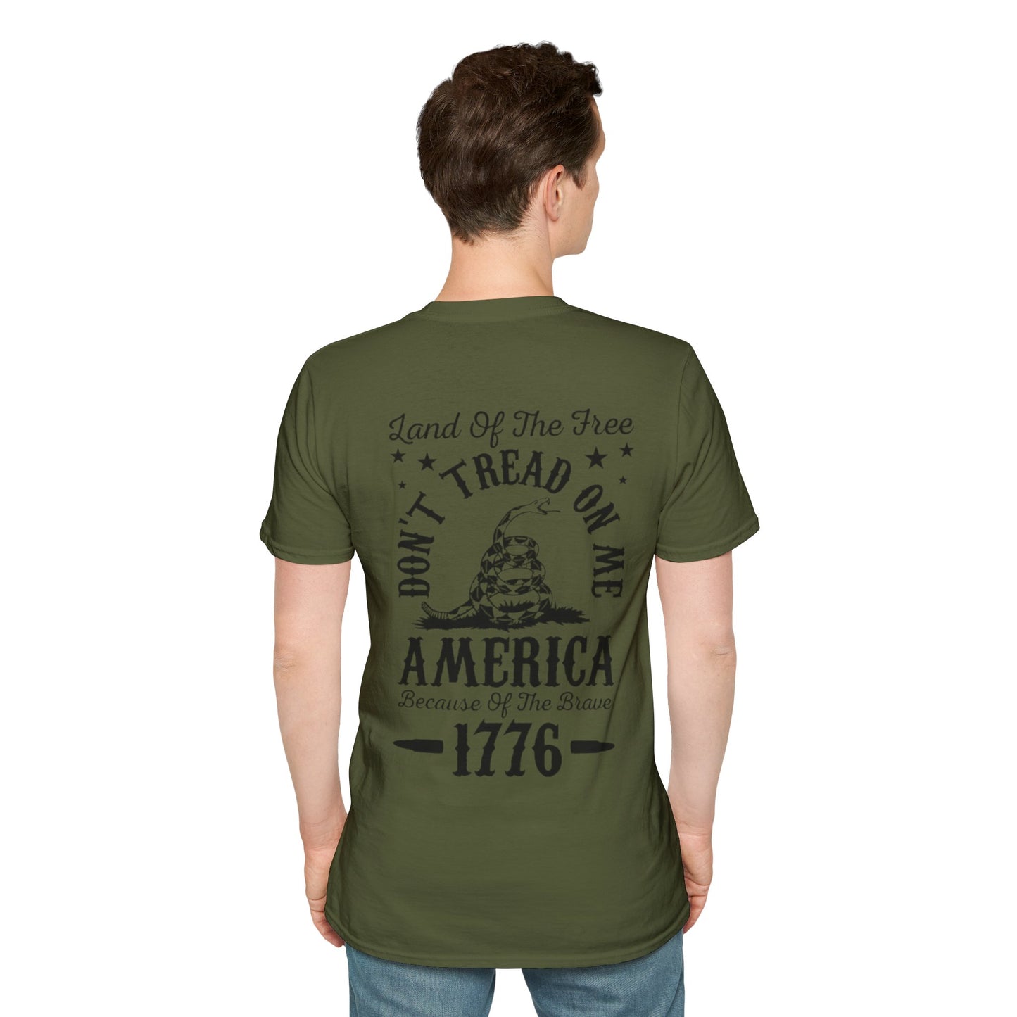 EDC Logo T-Shirt - DON’T TREAD ON ME, HOME OF THE FREE