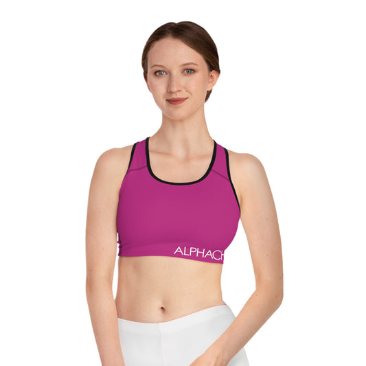 AlphaChic Sports Bra - Pink