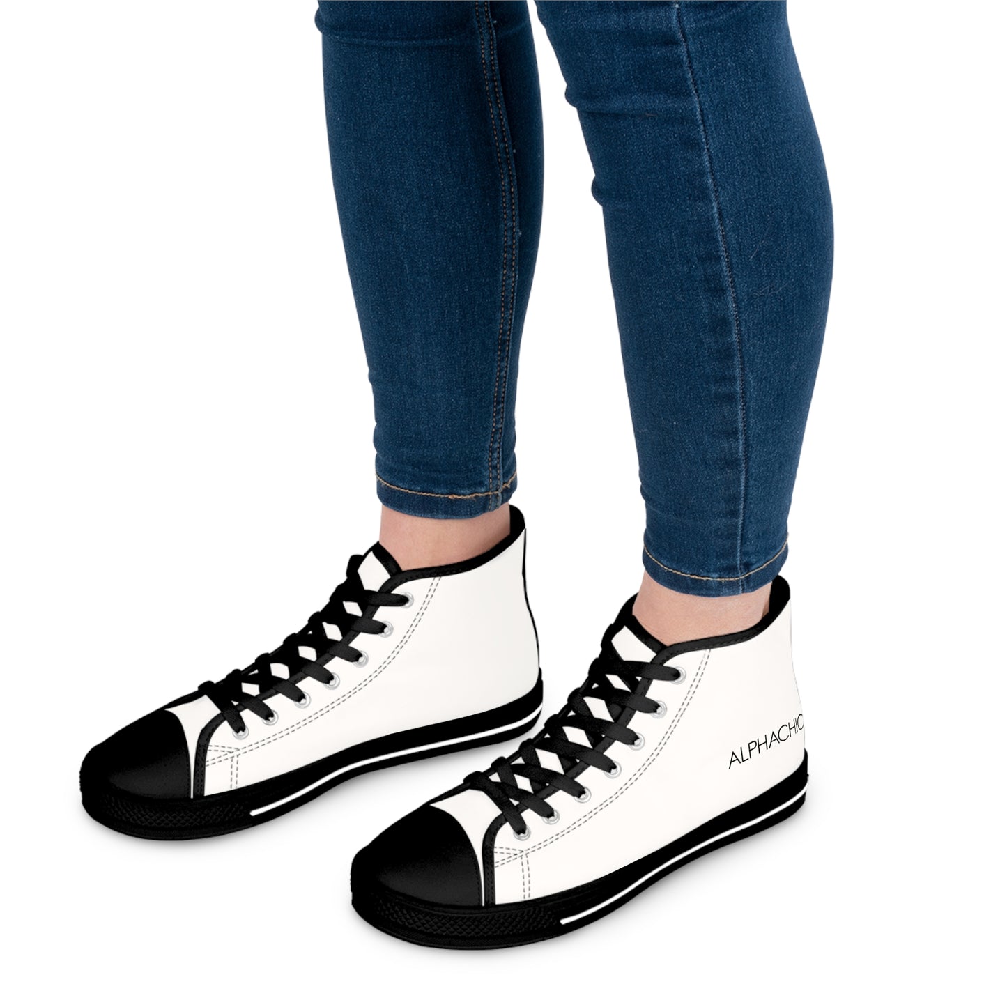 AlphaChic Flat Bottom Sneakers (High Top)