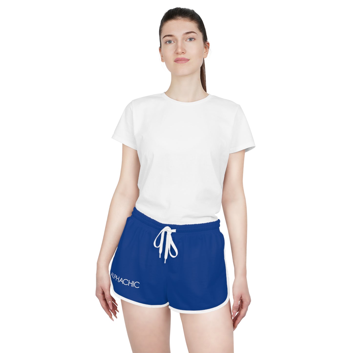AlphaChic Relaxed Shorts - Dark Blue
