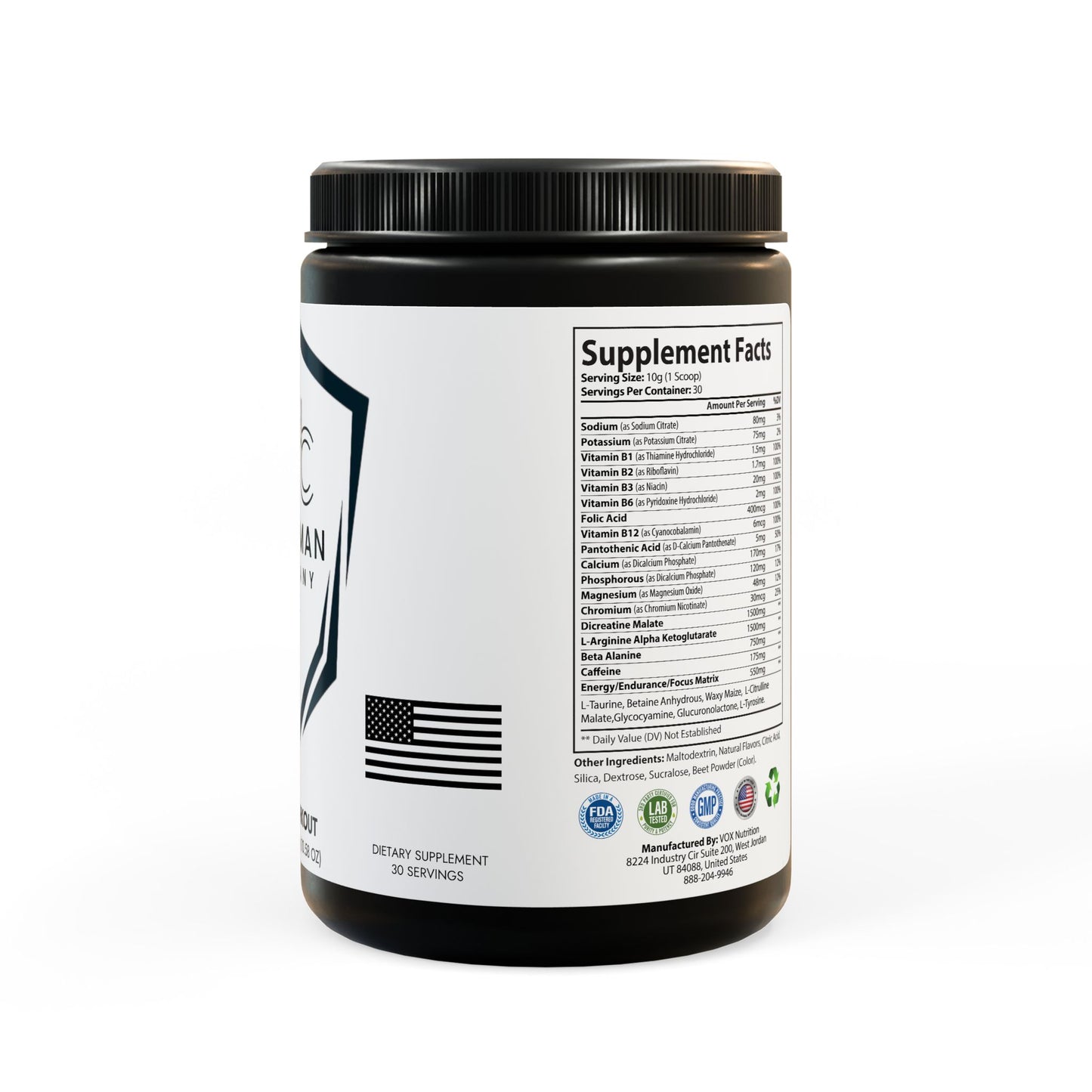 Gray Man Company PRE-WORKOUT – WATERMELON