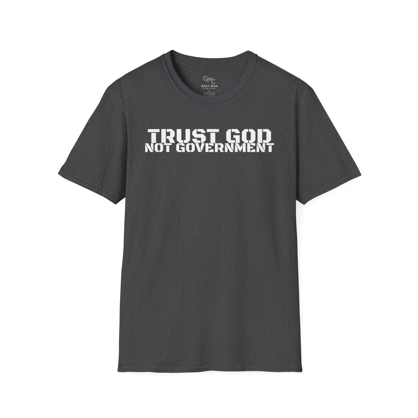 EDC Logo T-Shirt - TRUST GOD NOT GOVERNMENT