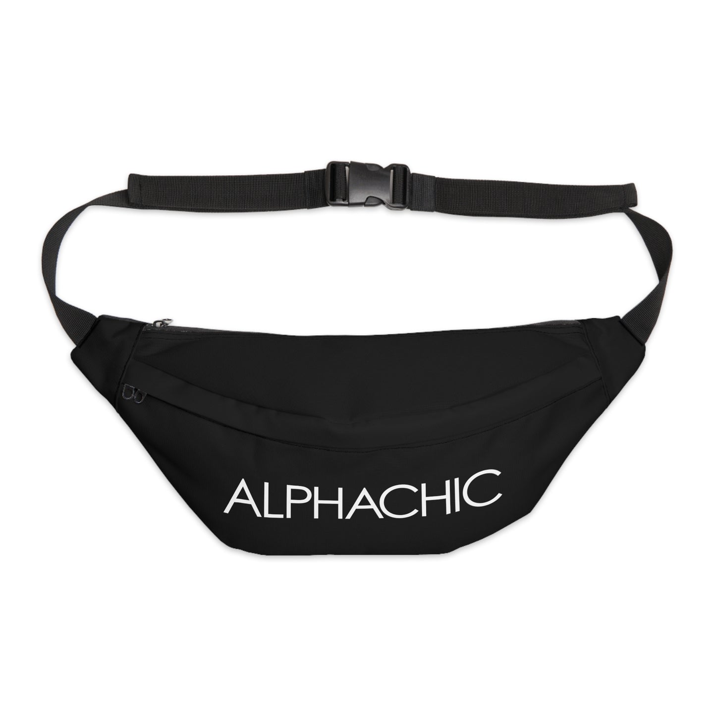 AlphaChic Large Fanny Pack - Black