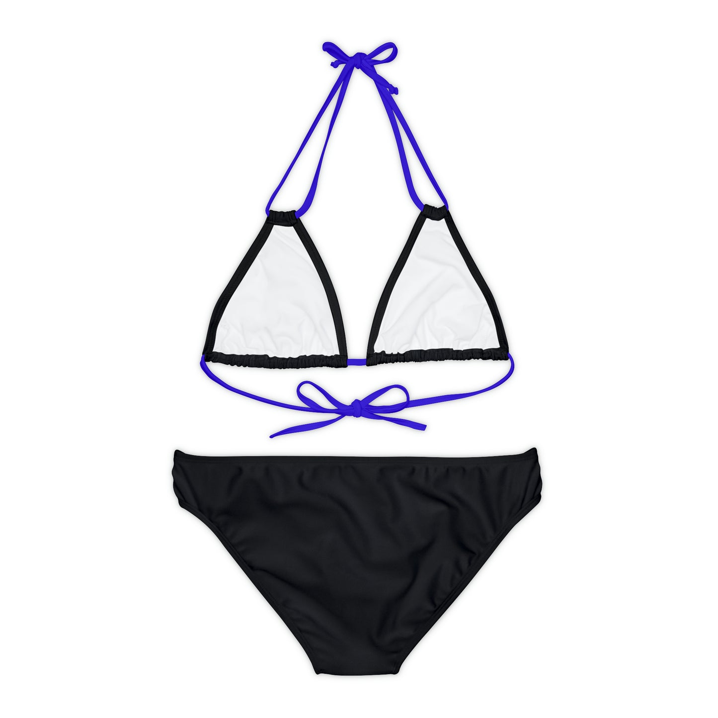 AlphaChic Strappy Bikini Set - Black
