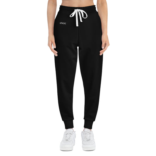 AlphaChic Joggers - Black (Front Logo)