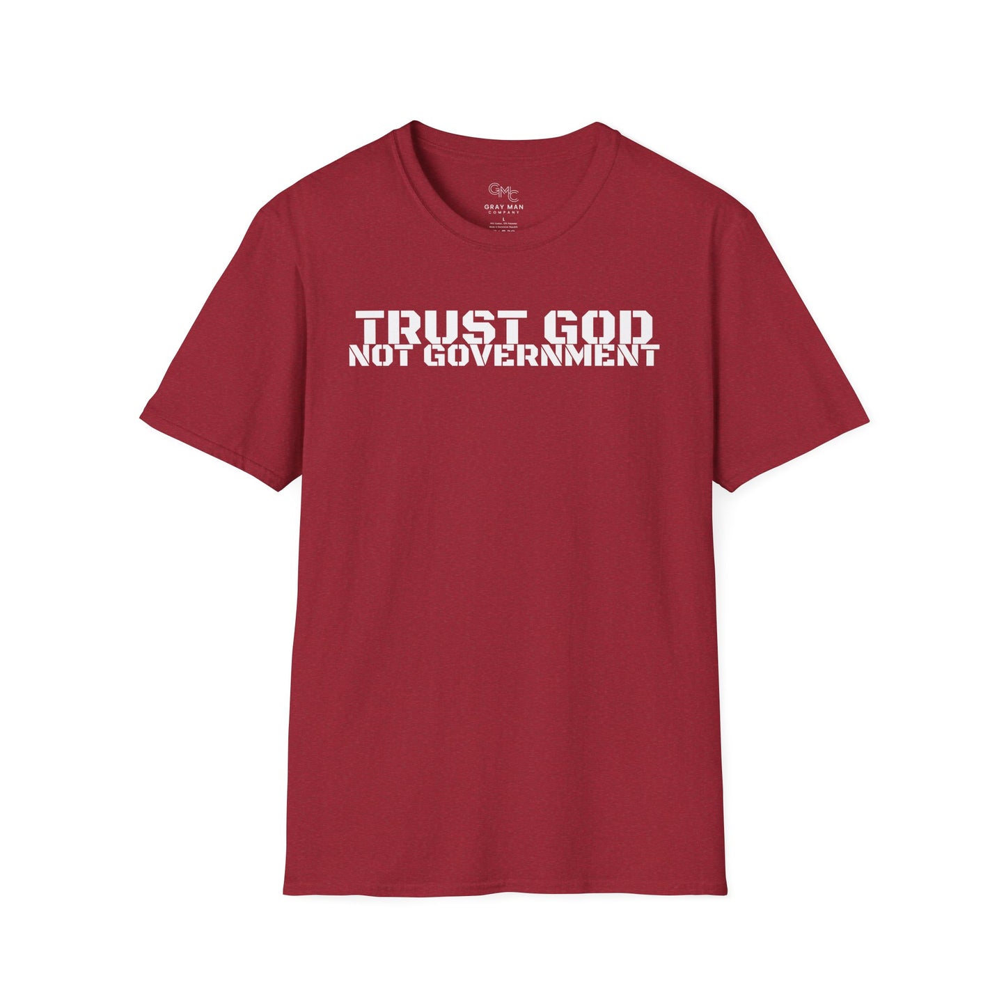 EDC Logo T-Shirt - TRUST GOD NOT GOVERNMENT