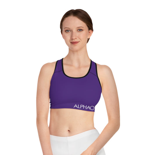 AlphaChic Sports Bra - Purple