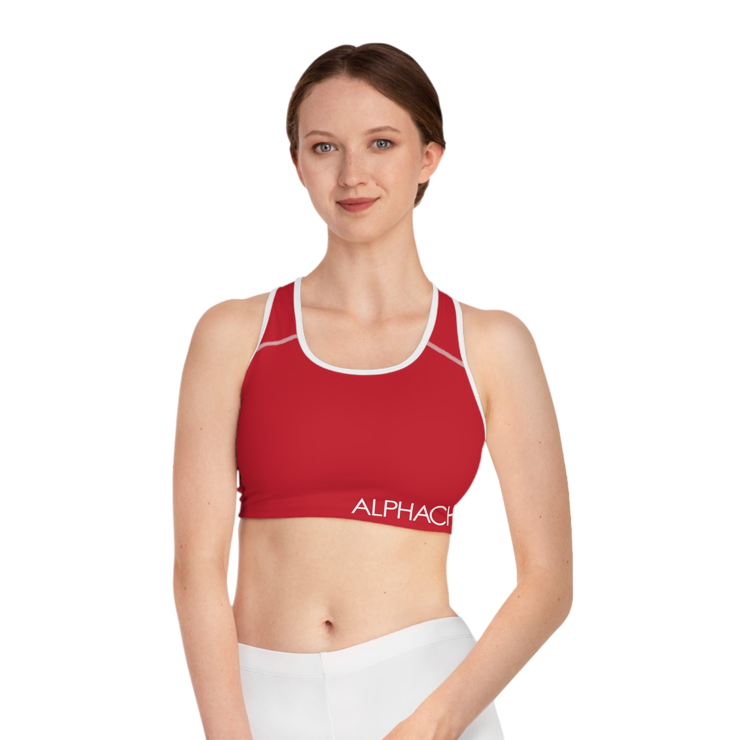 AlphaChic Sports Bra - Red