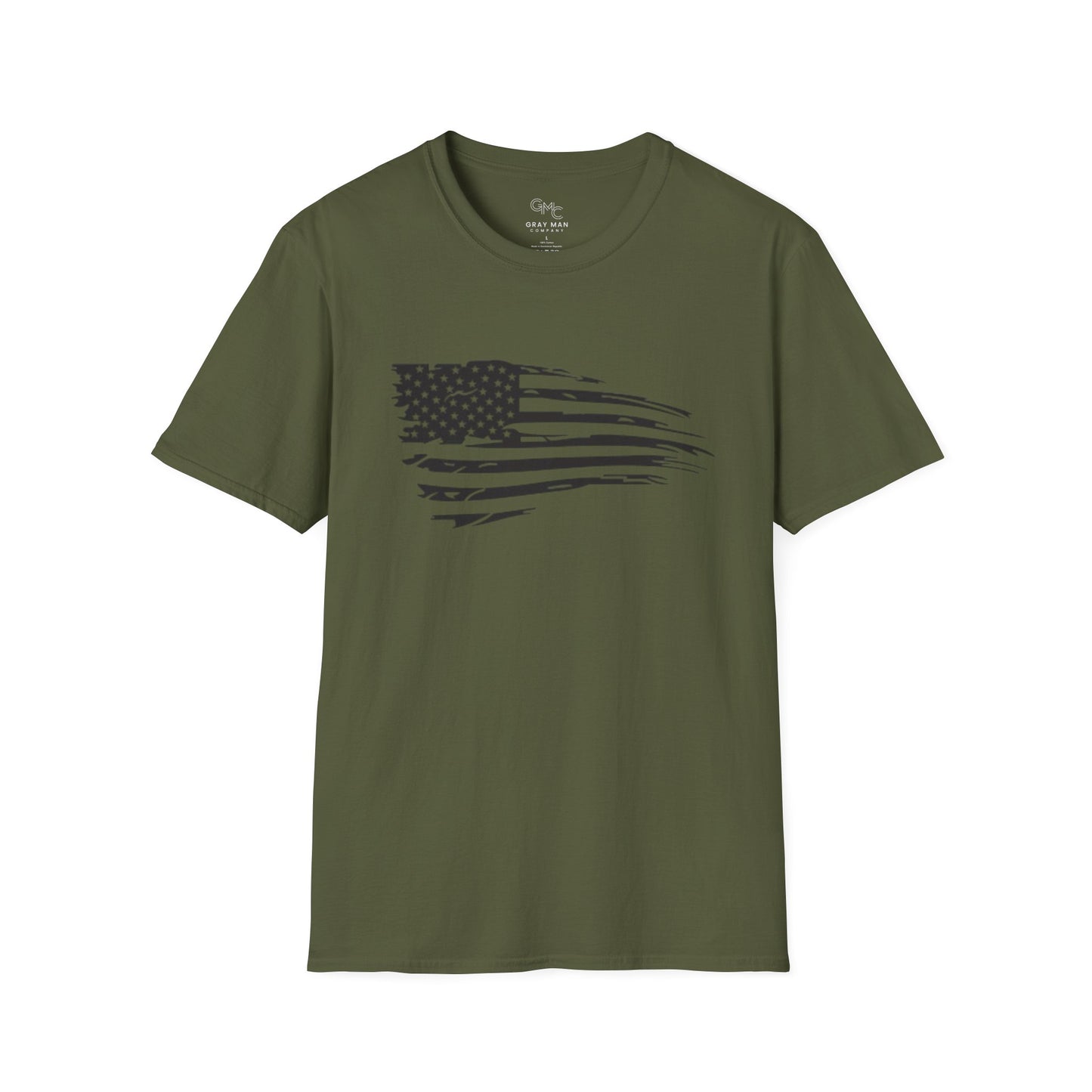 EDC Logo T-Shirt - DISTRESSED FLAG