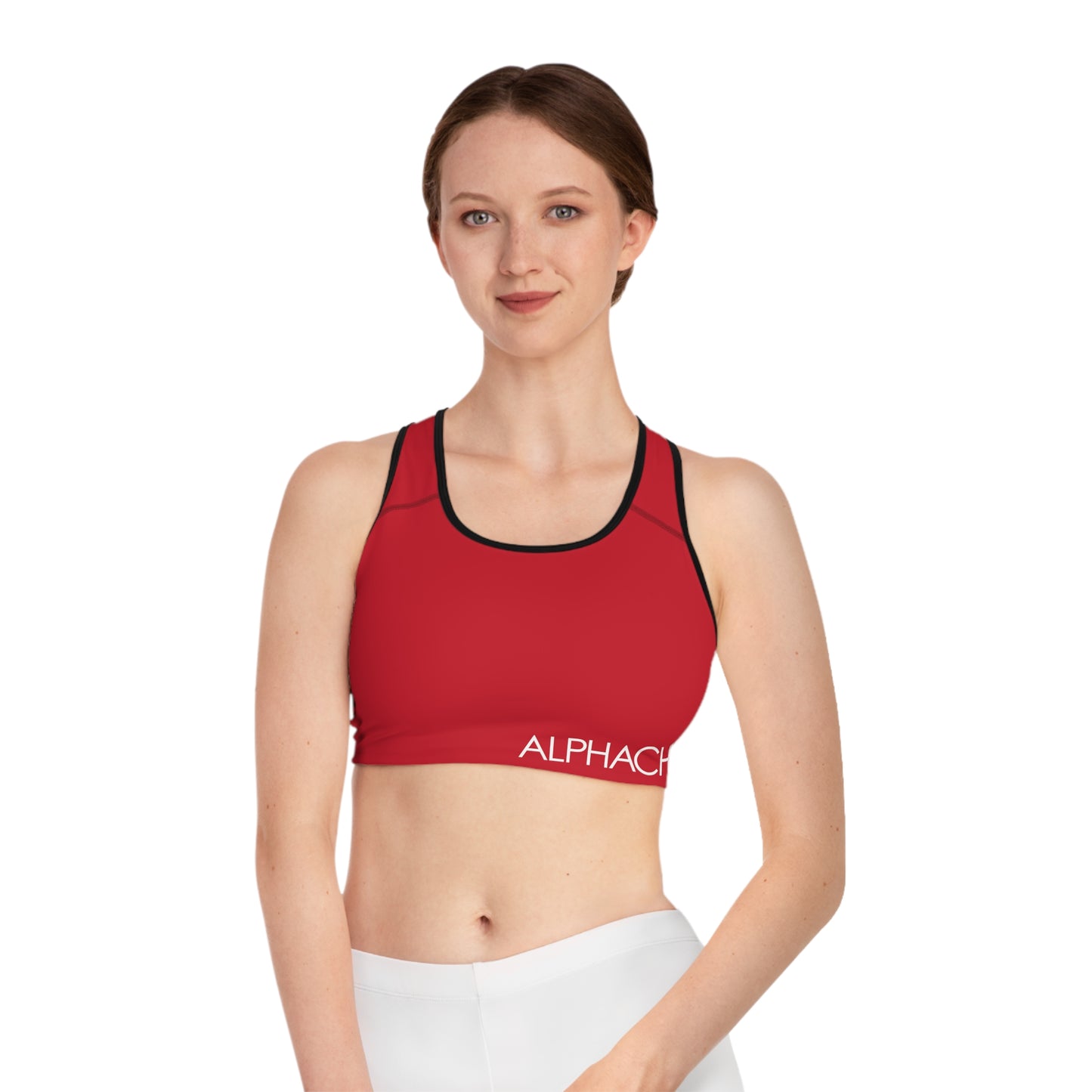 AlphaChic Sports Bra - Red