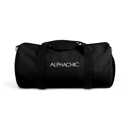 AlphaChic Gym Duffel Bag - Black