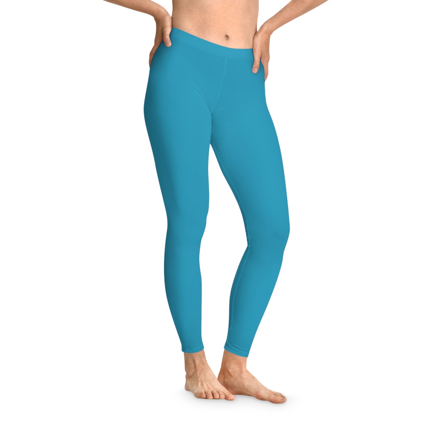 AlphaChic Leggings - Light Blue (Back Logo)