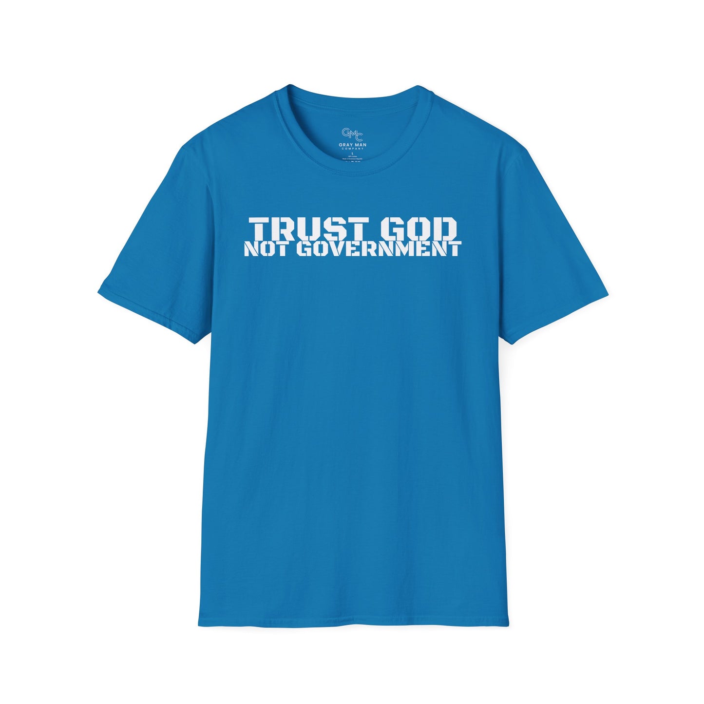 EDC Logo T-Shirt - TRUST GOD NOT GOVERNMENT
