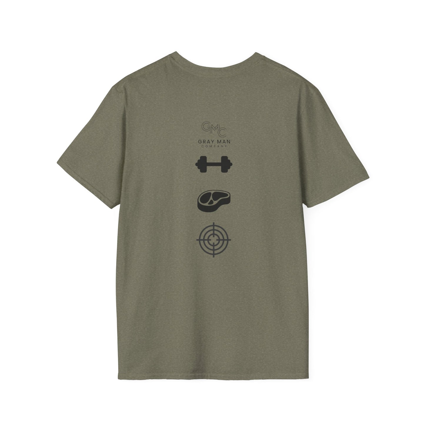EDC Graphic T-Shirt - LIFT WEIGHTS, EAT STEAKS, SHOOT PLATES